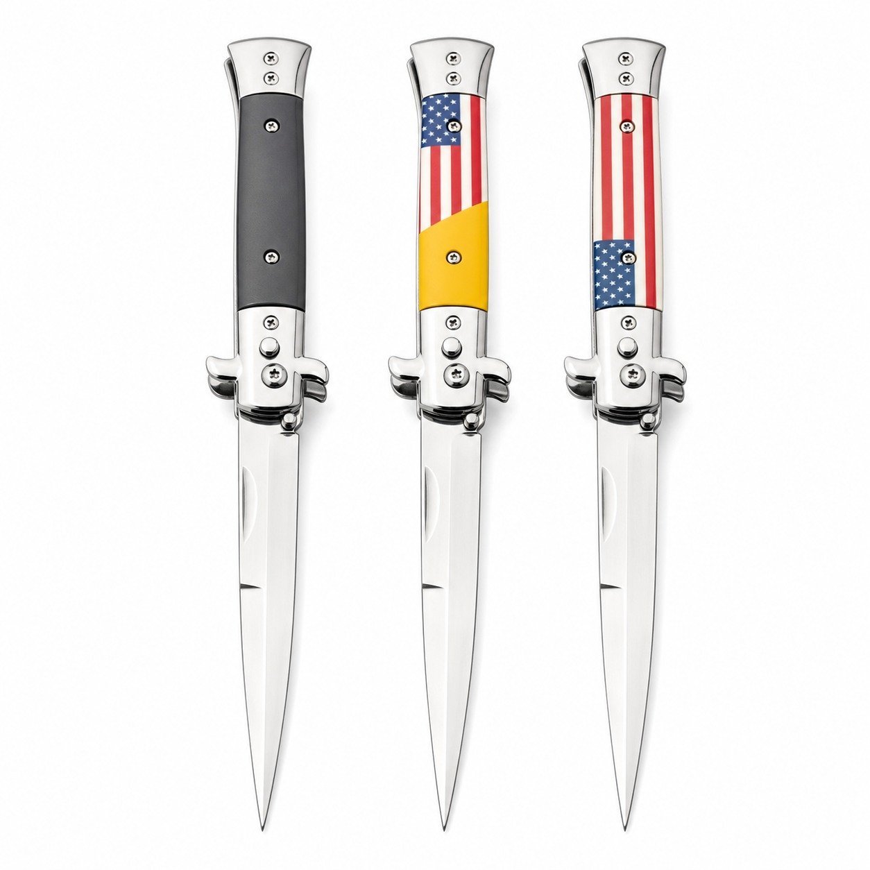 Classic Italian Stiletto Switchblade Knife – Automatic