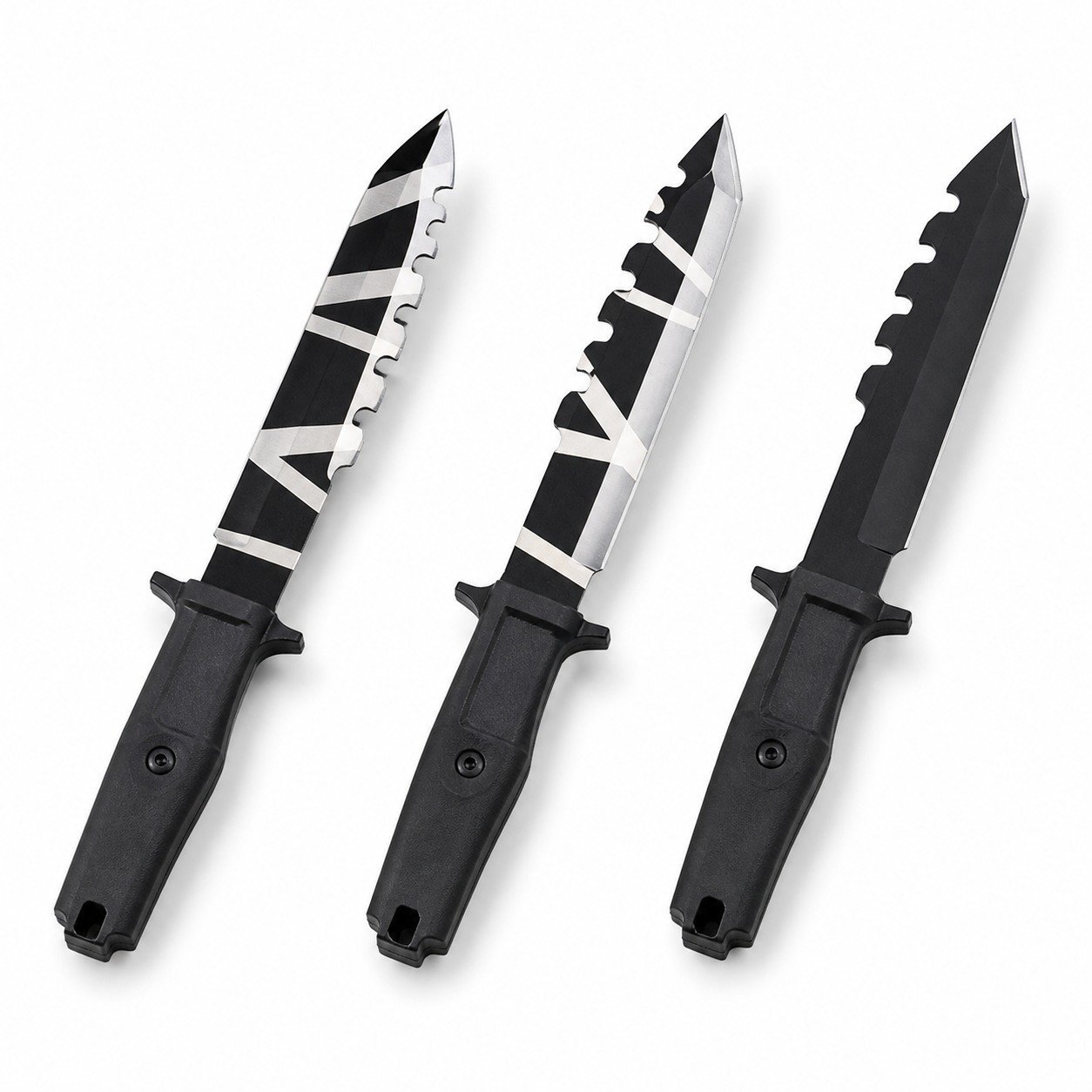 Tiger Tooth Whaling Fork Fixed Blade Knife